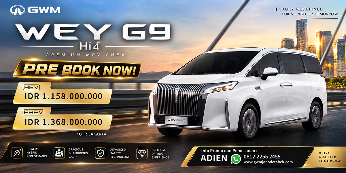 Pre book banner wey G9